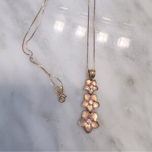 Na Hoku Plumeria Necklace